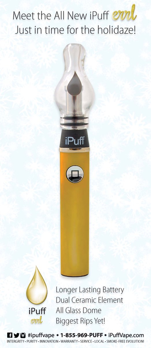 ipuffLimited's tweet photo. Have you seen the new iPuff Errl? #iPuff #iPuffErrl #DabsCureCancer https://t.co/AVWbpHqlWA