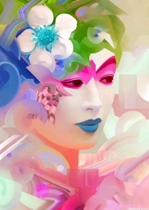 attimidavivere's tweet photo. #DonneInArte #donnedigitali #alextooth si vede la maschera o la donna? https://t.co/1UIklSY4nt