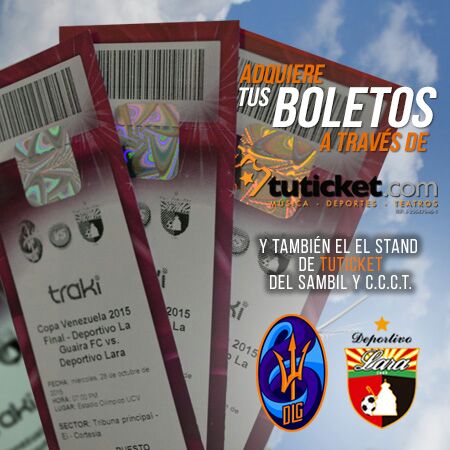 #CopaVenezuela | Adquiere tus entradas para duelo de esta noche en las taquillas del Olímpico y en <a href="/Tuticket/">Legal Tu Ticket</a>