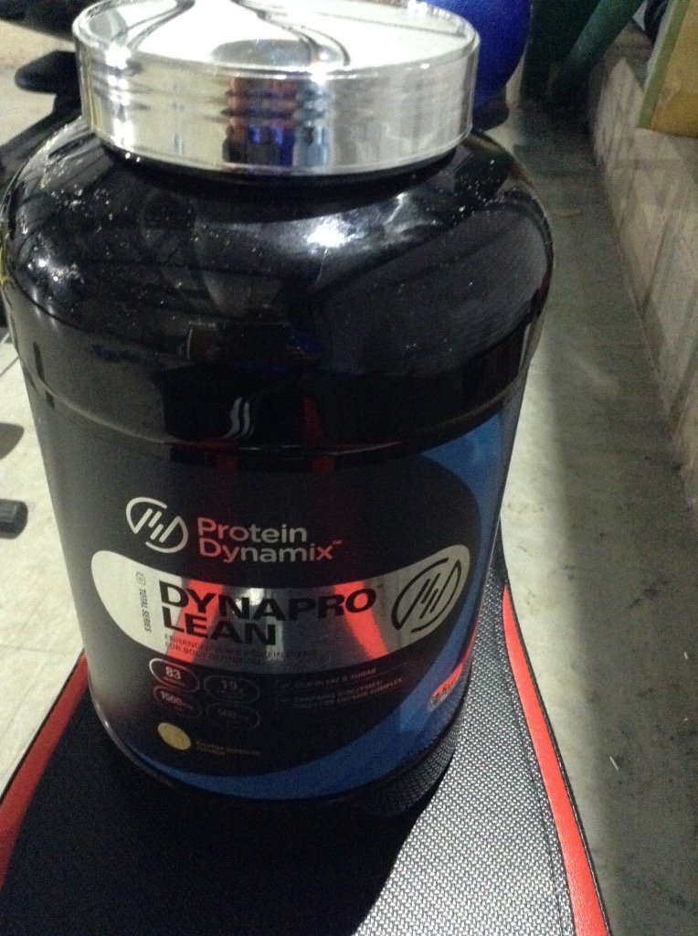 Received my first <a href="/ProteinDynamix/">Protein Dynamix™</a> dynapro lean today, mixes and tastes great 😀 nice little samples bonus as well 👍