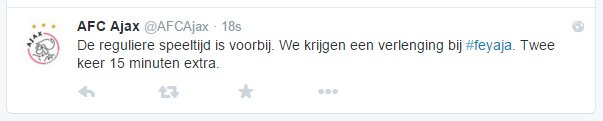 Bastiejaan's tweet photo. Hea @AFCAjax? #feyaja https://t.co/dttOU0x9a9