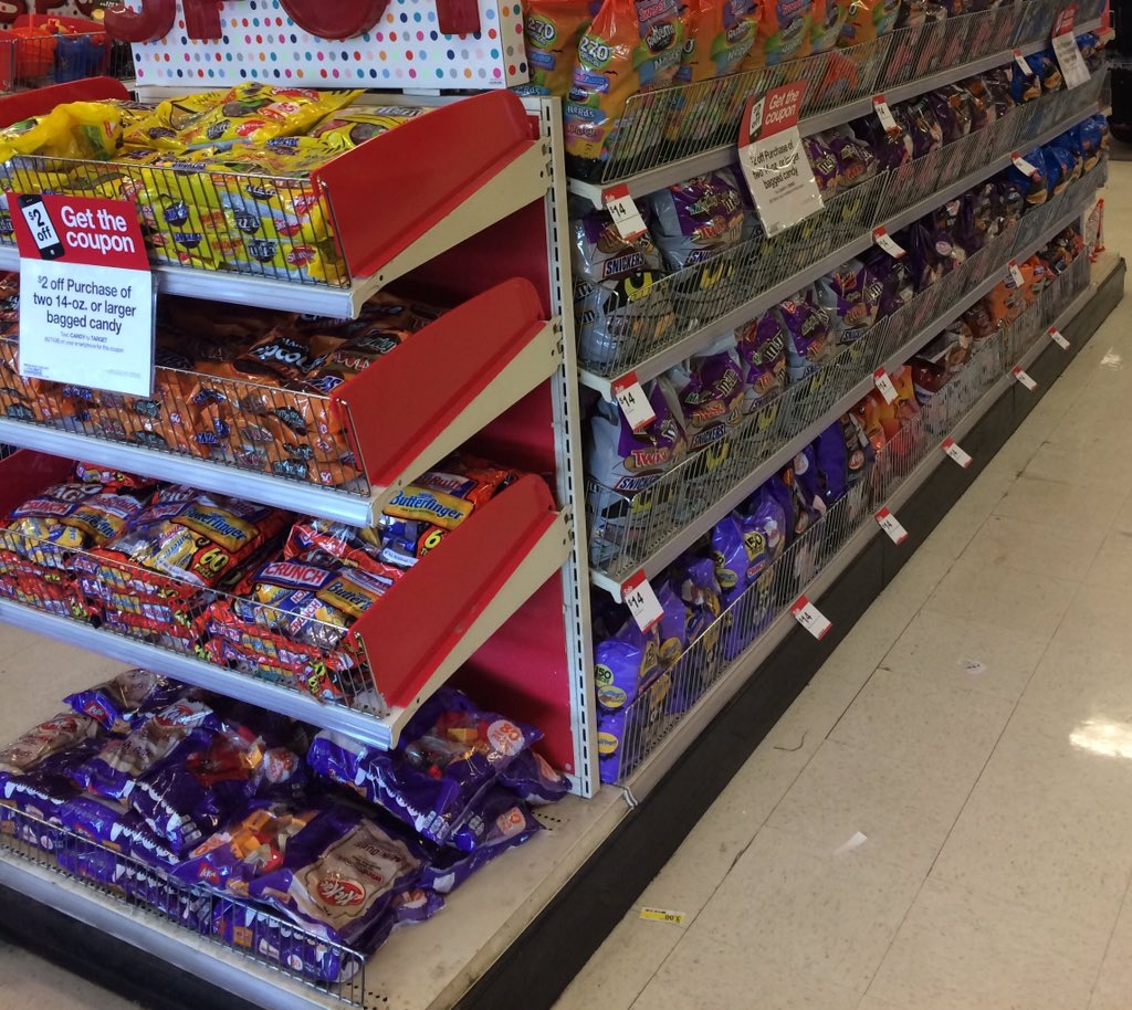 kvbeaver's tweet photo. Target Wichita Falls is your home for Halloween candy and great mobile coupons to save big! #treatsnotricks https://t.co/WuIEMli2Xc