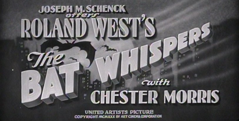 Jewseum's tweet photo. We're screening "The Bat Whispers" tomorrow!

@HouseOfSparrows writes on it for the #CJMBlog→https://t.co/hAmcCuIwwb https://t.co/h87fCgcQnk