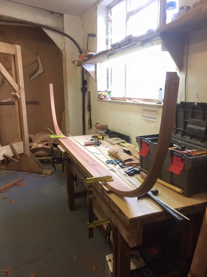ibtc_uk's tweet photo. A beautiful boat in its infancy! #learning #boatbuilding #skills #tradition https://t.co/m2N3ZoE7LH