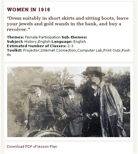 dfarchives's tweet photo. #teach1916 'Women in 1916' lesson plan. Explore background &amp; motivation during the Rising https://t.co/h53z7bLmfU https://t.co/DAiHvl5YtA