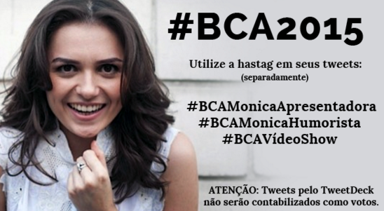 perrryland's tweet photo. AlĂĄ @Srta_Iozzi ta concorrendo em trĂȘs categorias do #BCA2015 bora votar nela gente! https://t.co/RbuZeU0C16