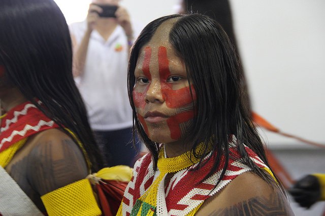 UNDP's tweet photo. #DidYouKnow? #Indigenous ppl are 5% of world’s population That's 300-370 mil. ppl worldwide! #JMPI2015 https://t.co/J9PqLaFKTG