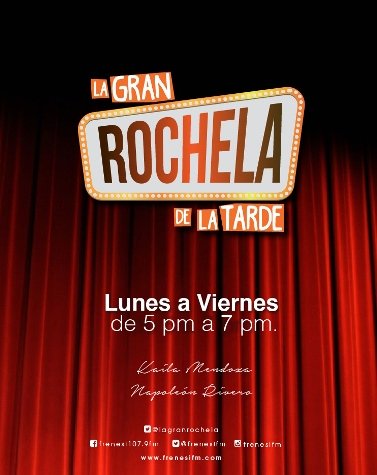 frenesifm's tweet photo. En minutos #AlAire @LaGranRochela con @KailaKm01 @NapoleonRivero por @FrenesiFM 107.9 Fm #Cararbobo #Cojedes https://t.co/f5JQJ3G1qE