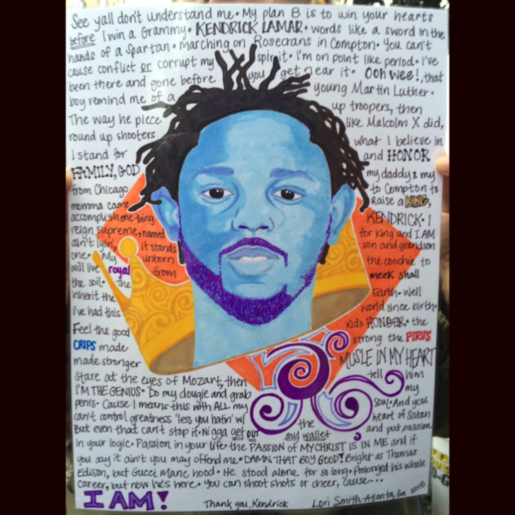 LasttoSpeak's tweet photo. Hey, @kendricklamar did you get this small token of my appreciation? Tweet yes or something so I can stop wondering https://t.co/AeKJPiMjzh