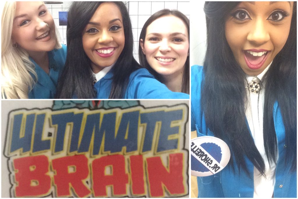Shorelle_Hepkin's tweet photo. Lovely day filming 'Ultimate Brain' for @cbbc today with my fellow K's #ultimatebrain #wolfpack #wolfblood https://t.co/12WxS0uFuo