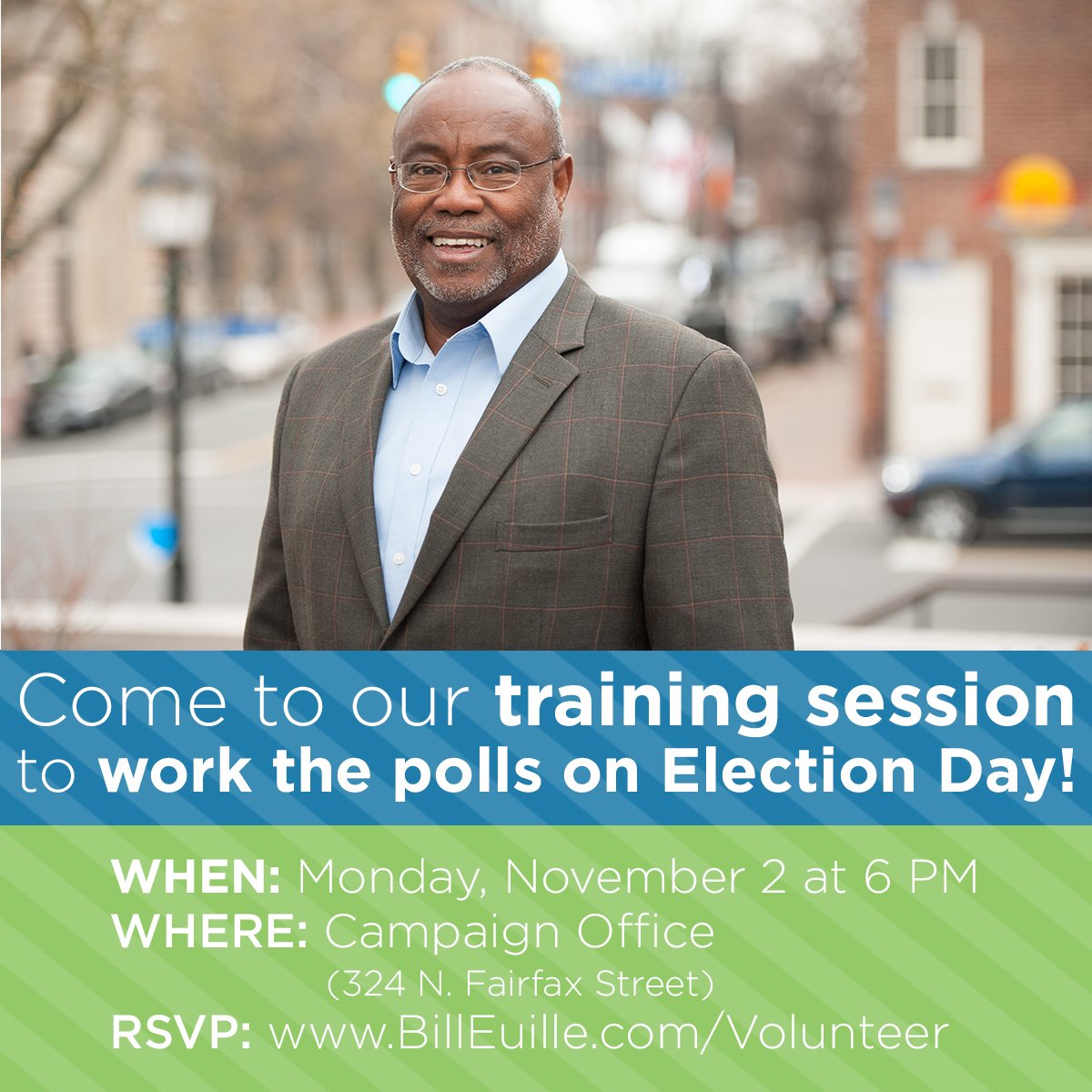 BillEuille's tweet photo. Learn how to work the polls on Election Day and help us win! Click here to sign up: https://t.co/wko27sdOGG https://t.co/GuMNVkhKo4