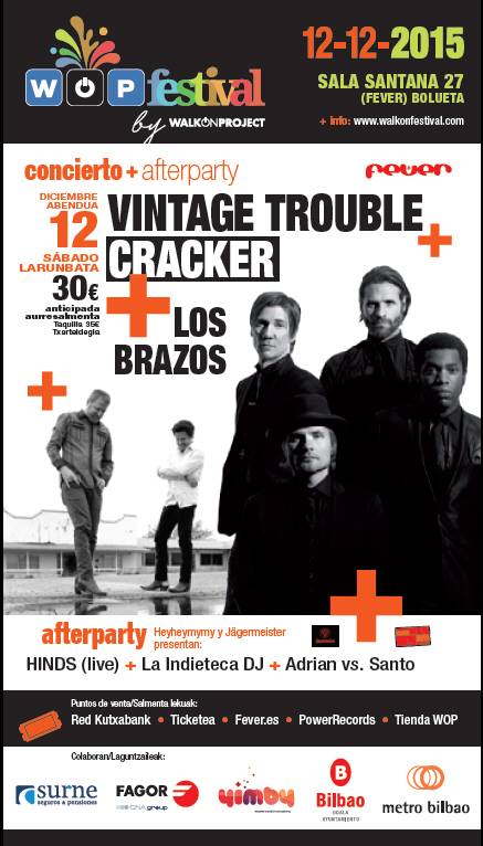 OtraMiradaRock's tweet photo. @LosBrazos presentarán 'Gas' en el WOP Festival junto a @vintagetrouble y CRACKER. https://t.co/tUzzMKYBqZ https://t.co/cRuuYmvVhH