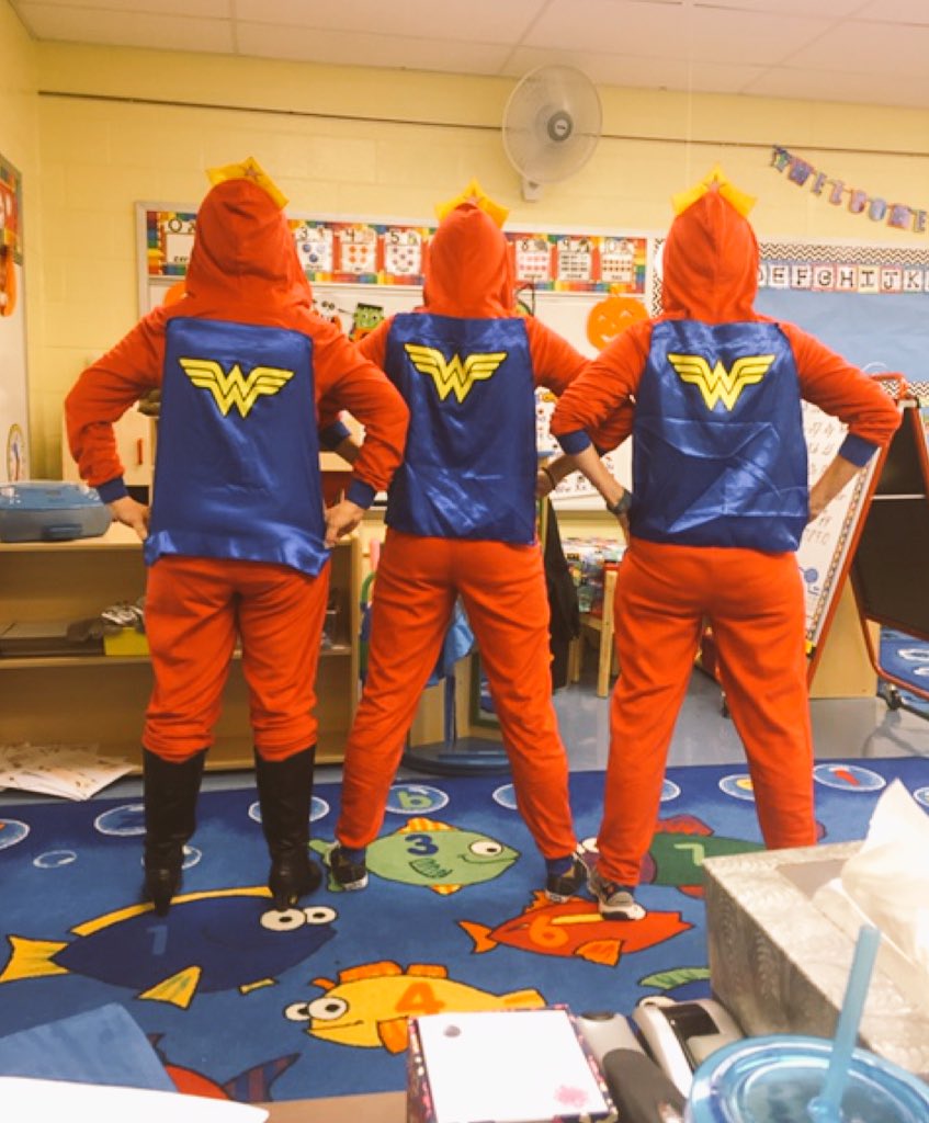 StwpsPreschool's tweet photo. Wonder Women took over the preschool room today! #stwps https://t.co/up4QdprXXS