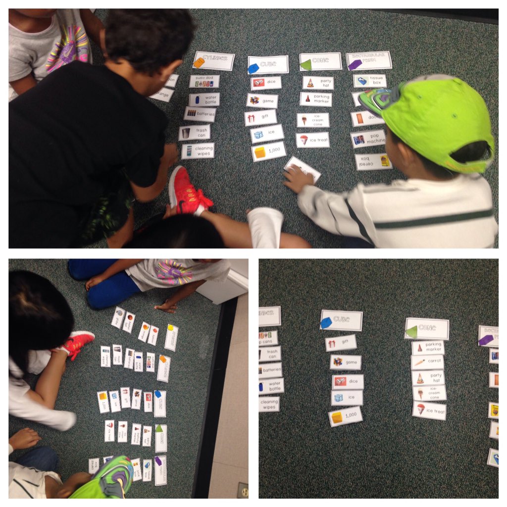 ms_janicki's tweet photo. Sorting real life objects by their 3D shape! #bpebroncos #kinderhavingfun https://t.co/YSayb5OeVN