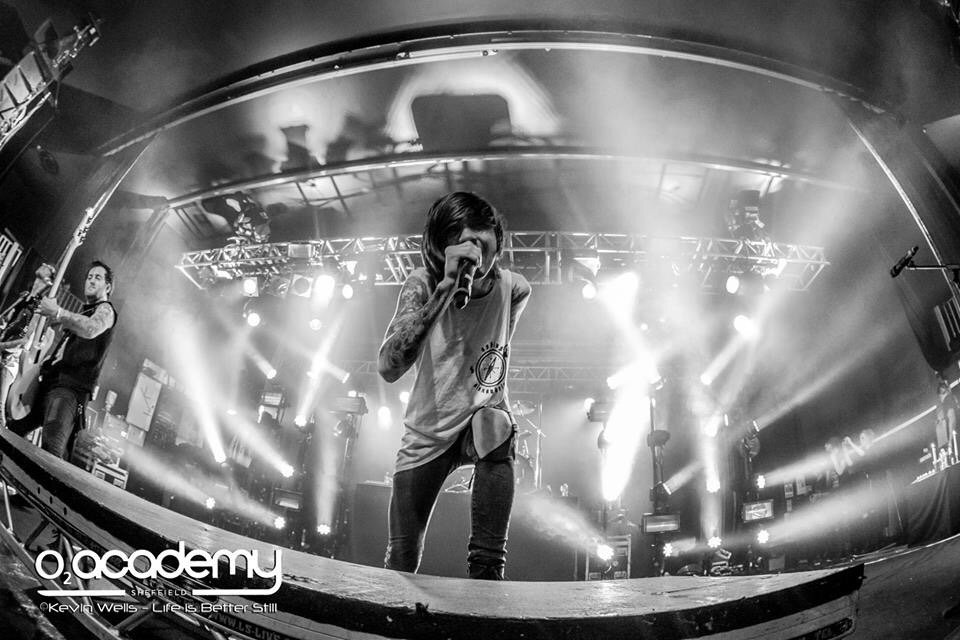 BigwhopperKevin's tweet photo. Asking Alexandria in Sheffield @O2AcademySheff @AAofficial #askingalexandria @AMGPressOffice @ExposedMagSheff https://t.co/Vvo1JfpNiA