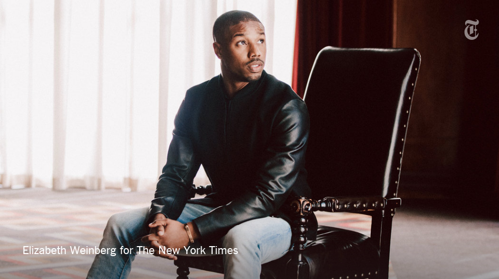 nytimes's tweet photo. Michael B. Jordan gives millennials their "Rocky" with "Creed" https://t.co/3xwGNBCWE4 https://t.co/5Ctif6SOKm