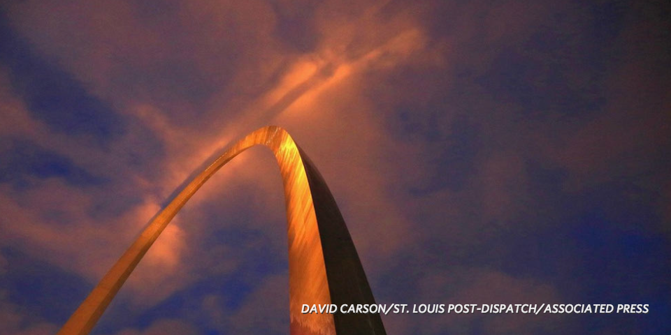 WSJphotos's tweet photo. Happy birthday Gateway Arch! The best photos of the day: https://t.co/AVfIpQqa9N https://t.co/1iUekiS4bQ