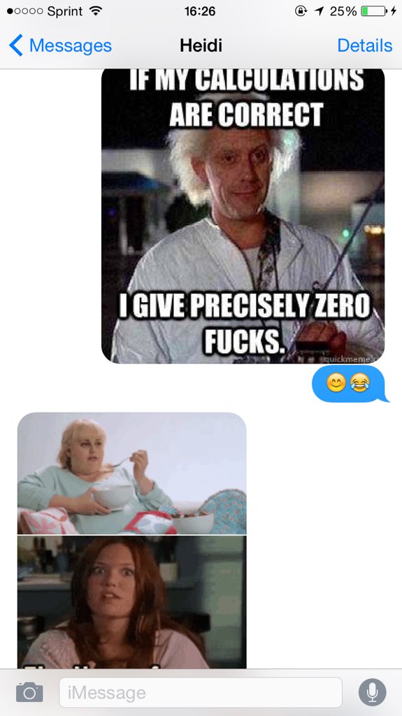 munchie216's tweet photo. So this just happened lol and it continues #TwitterlessHeidi https://t.co/LqyciEWMWK
