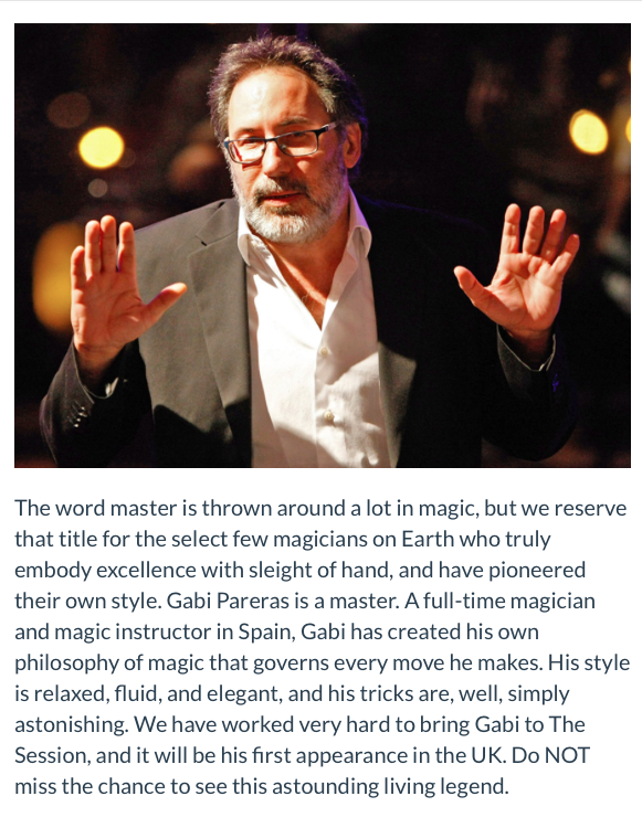 The word master is thrown around a lot in magic, but we reserve that title for the select few. 

The Session 2016