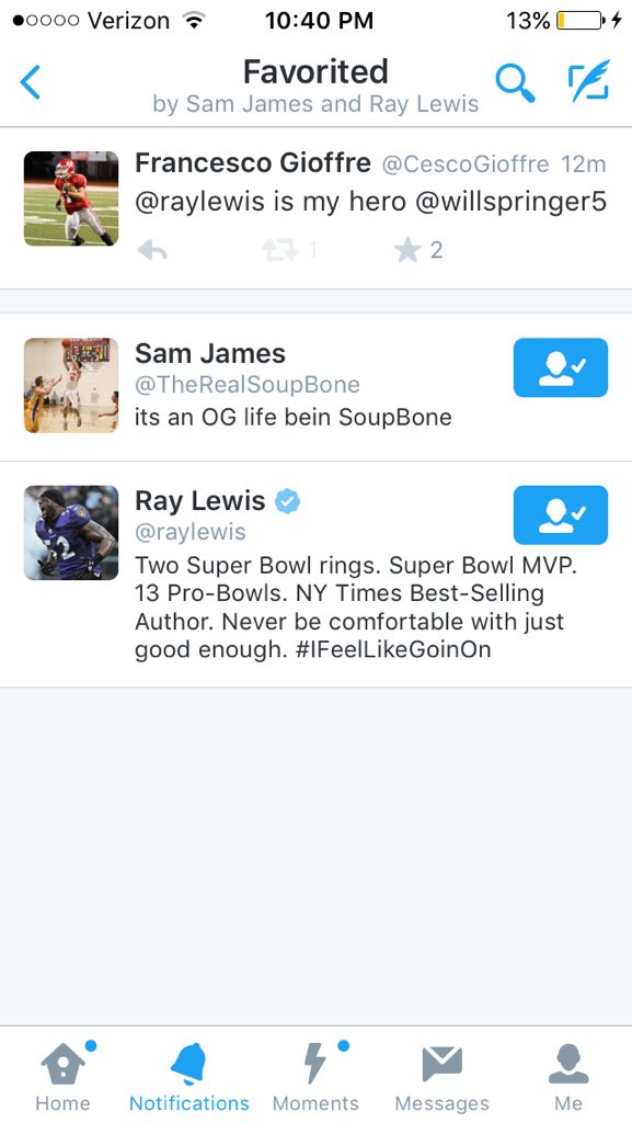 CescoGioffre's tweet photo. Oh my god he favorited it #rayistheman @willspringer5 https://t.co/aVBa14rk1s