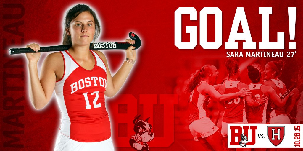 TerrierFH's tweet photo. GOAL! Sara Martineau tips in a pass from Laurito in the 27th minute to push the lead to 2-0. #GoBU https://t.co/iH6NH0BZfr