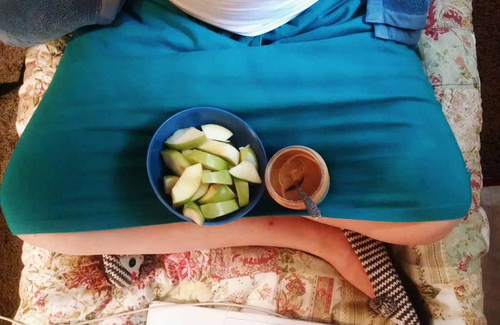 gigithoms's tweet photo. I'm pretty sure skirts are naturally occurring food hammocks... and drop cloths. #pbandapples… https://t.co/F7aPeQuU7u