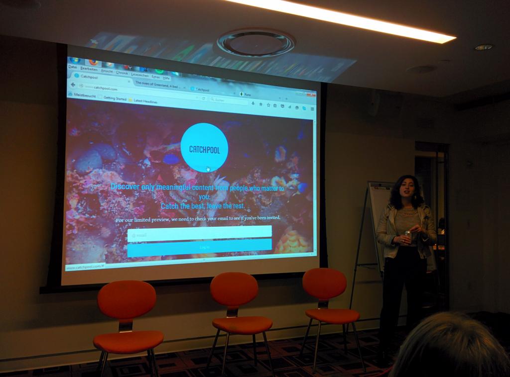 erinkwk's tweet photo. Great talk from Erica, CEO of Catchpool, at BCG HQ. #NYChaireEEE #Catchpool https://t.co/1F264pNzkn
