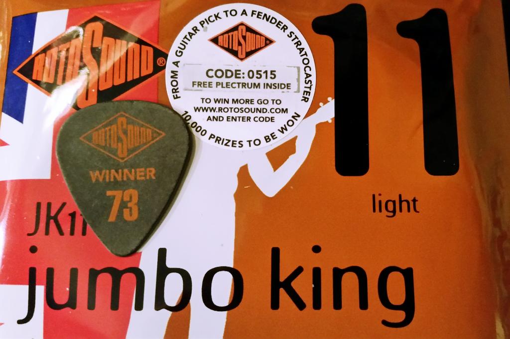 Finding a free pick in my new <a href="/rotosound_uk/">Rotosound</a> strings was like winning the lottery!