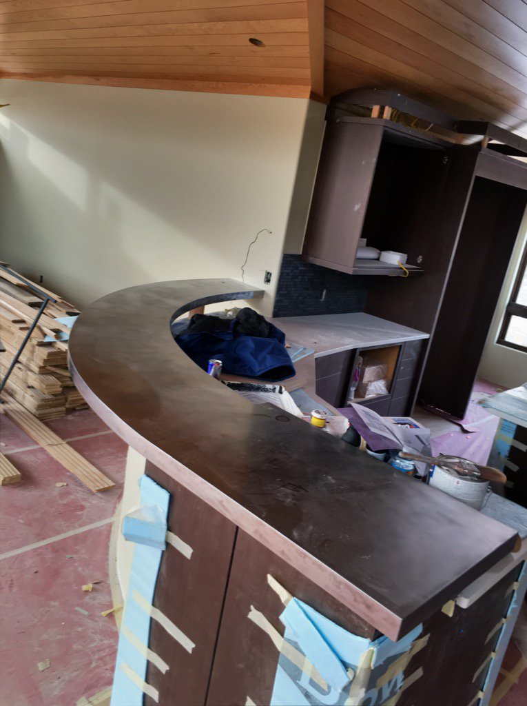 trilogybuilds's tweet photo. CustomHandFabricated Steel Counters are Beautiful!  #RavensNest #MountainModern #TrilogyDesignBuild https://t.co/BNSCdzMsTe