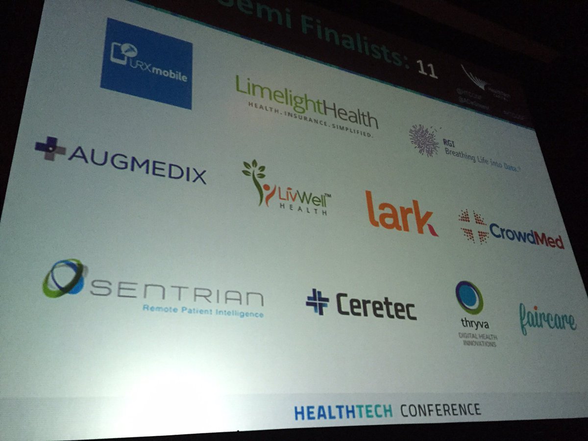 jandrew73's tweet photo. Top 11 - narrowed from 35 - down to 3. Going on stage now!! @htconf #htconf #limelighthealth https://t.co/adBnUywyx1