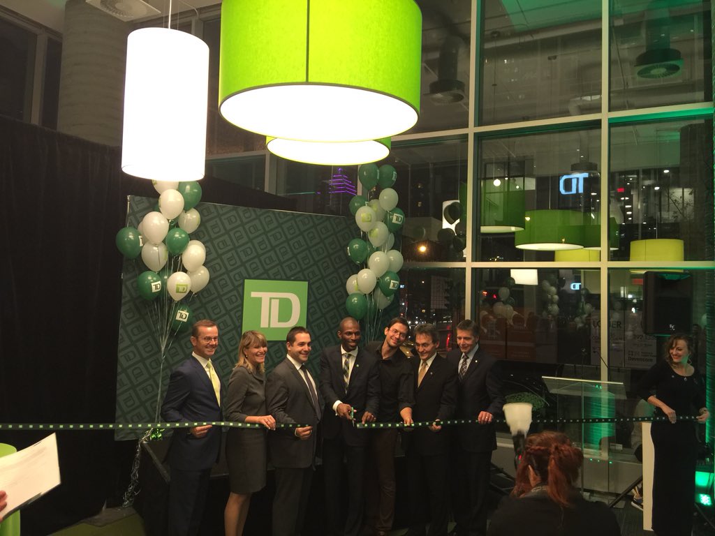 #OfficialRibbonCutting at Quebecs Newest branch with <a href="/mitch_michaud/">Mitch michaud -TD</a>