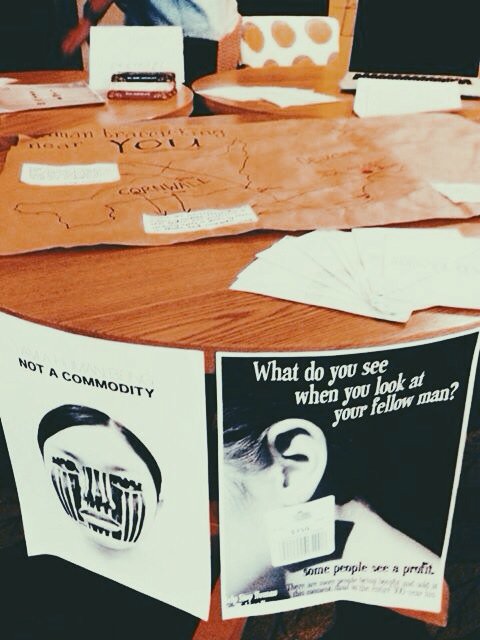 JustLoveExeter's tweet photo. Our #justfreedom stand at the 12 years a slave screening this evening❕#standup #stopthetraffik @CampusCinema https://t.co/BiN56s3T9n