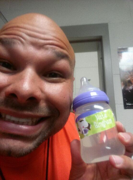 KateBingham1018's tweet photo. Thanks @jostokely for finding my bottle. I'm more of a sippy cup kind of girl now anyway. https://t.co/gZv82lxL5Q