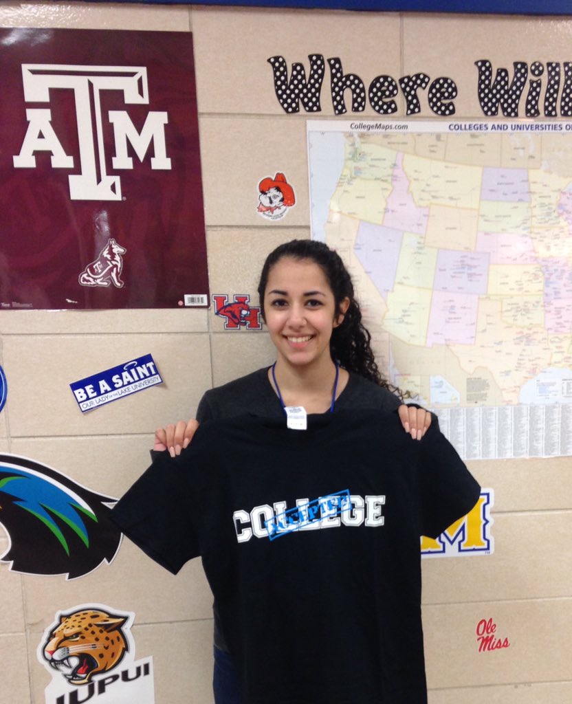 RayburnU's tweet photo. Congrats Marissa- Sam Houston State University #imabearkat2020 https://t.co/Z4KATZnWX0