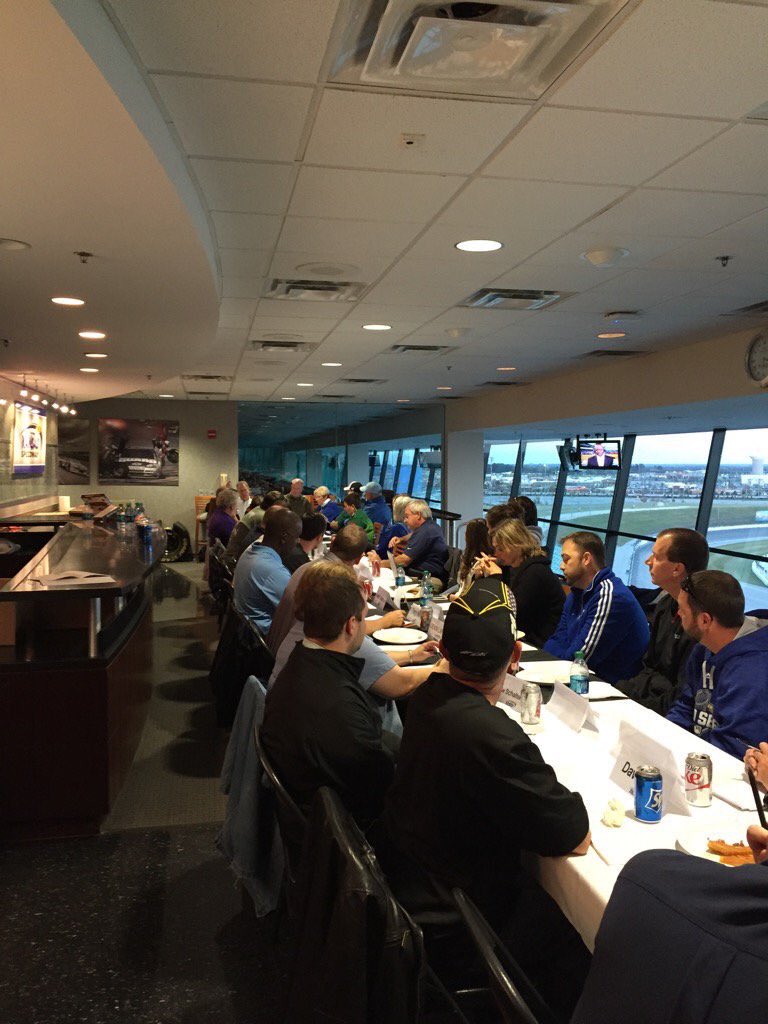 kansasspeedway's tweet photo. Saying goodbye to our 2015, and hello to our 2016 Fan Council tonight! https://t.co/PEWDlJBsq8