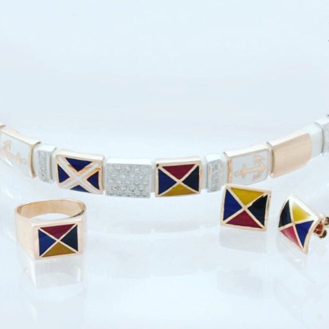MyEnsign's tweet photo. #myensign #yachting #jewels #nautical #sailing #jewelry #gold #diamonds #flagcodes https://t.co/osIUEOQbQD
