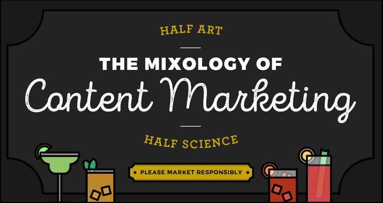 Sam___Hurley's tweet photo. The Mixology of Content Marketing [#infographic] https://t.co/IzDlHlSQlg https://t.co/JmhdPftM7t