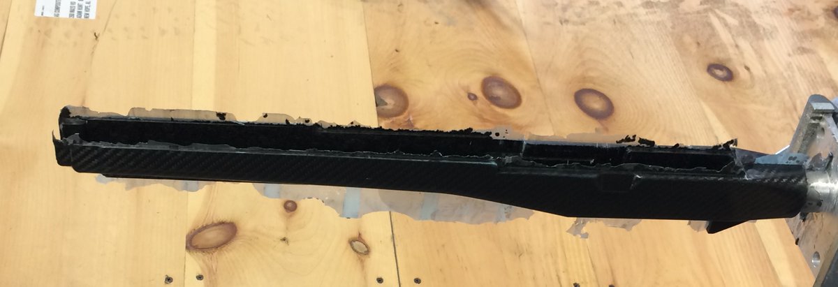 fresh out of the mold.  Our #carbonfiber stock needs just a bit more work and she's ready