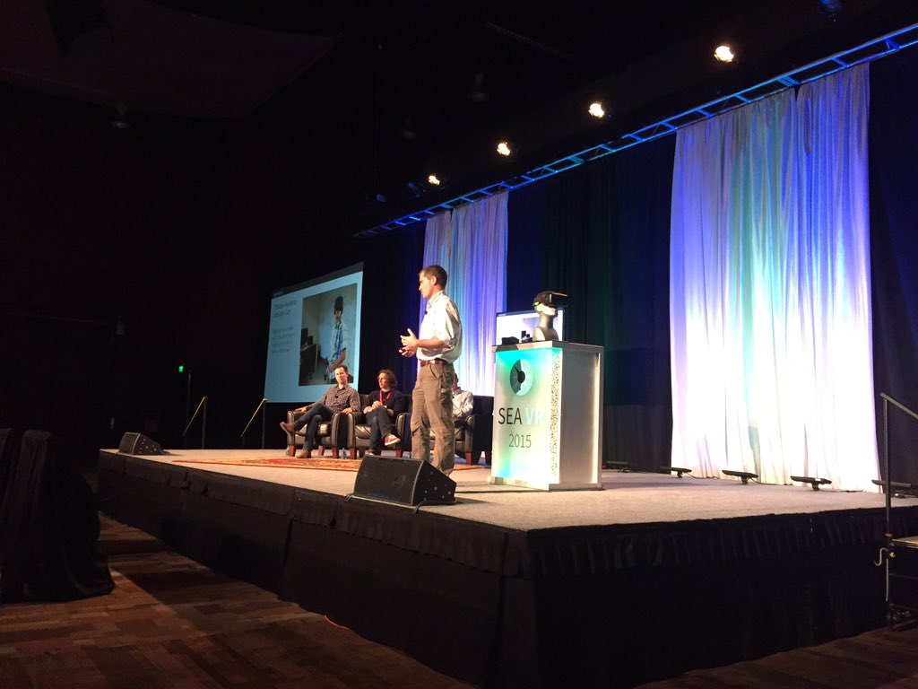 toddhooper's tweet photo. Omniwear pitching haptics for VR at #SEAVR Shark Tank https://t.co/Pf7lG9KWQw