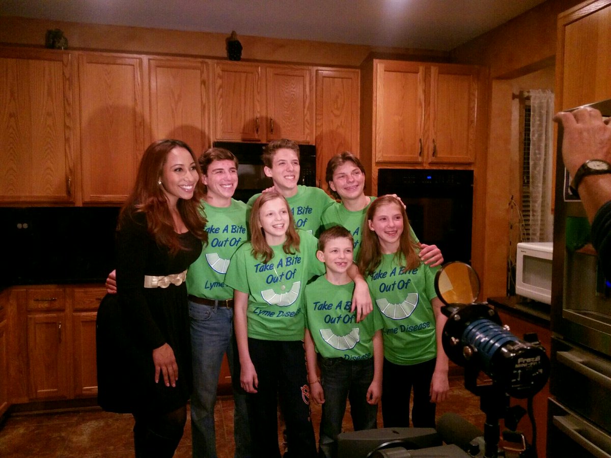 #CBS NEWS TONIGHT @ 10 pm IS "LICKING" LYME DISEASE WITH THE SWEENEY KID'S!