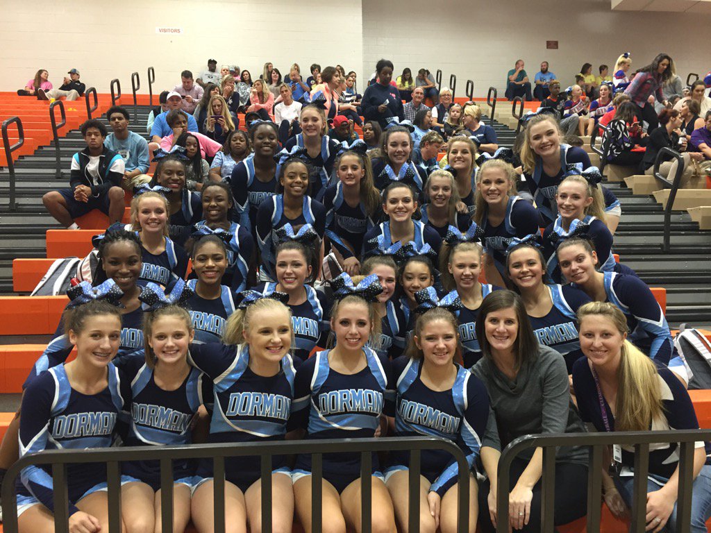 DormanAthletics's tweet photo. Congrats!! Dorman Cheer wins region championship tonight at Mauldin! https://t.co/d03FsmZcwI