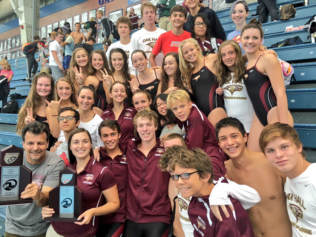 OakHallSpanish's tweet photo. Good luck tomorrow at regionals Swim Team! #OhsSwim https://t.co/3lL5jsY3Bh
