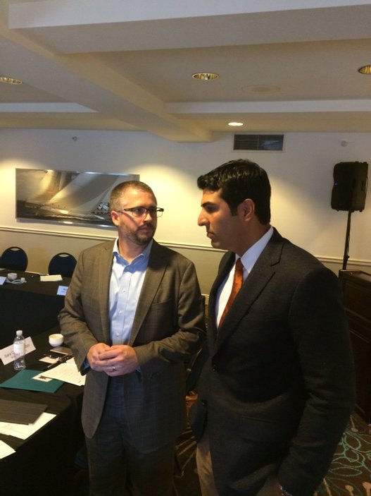 DSteen22's tweet photo. @CMTA leader @michaelshawCA talks about keeping California competitive with @MattDababneh. @ryan7565 @Peekan https://t.co/PguWBSx5GS