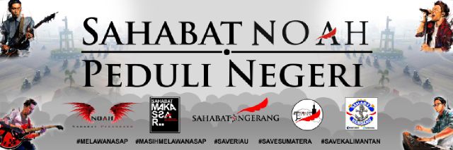 SAHABAT_TGRANG's tweet photo. Sahabat @NOAH_ID peduli asap @sahabatpeknbaru @SahabatMakassar #MelawanAsap #SaveRiau #savekalimantansumatera https://t.co/zSN9dmGzgq