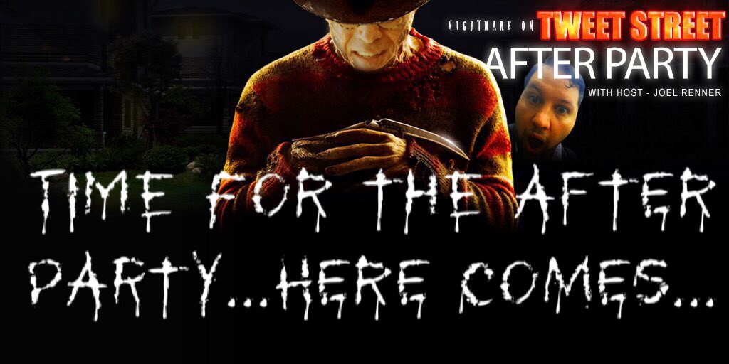 JoelRRenner's tweet photo. I think it is time for the afterparty! #spoofchat #SpookChat https://t.co/epfh1ET2NO