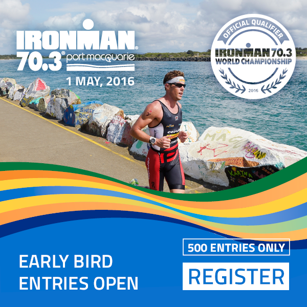 IRONMANOceania's tweet photo. 2016 #IM703PortMac entries are open and selling fast! Only 300 spots remain. #earlybirdgetstheworm @pmhcouncil https://t.co/je2iKBPNCE