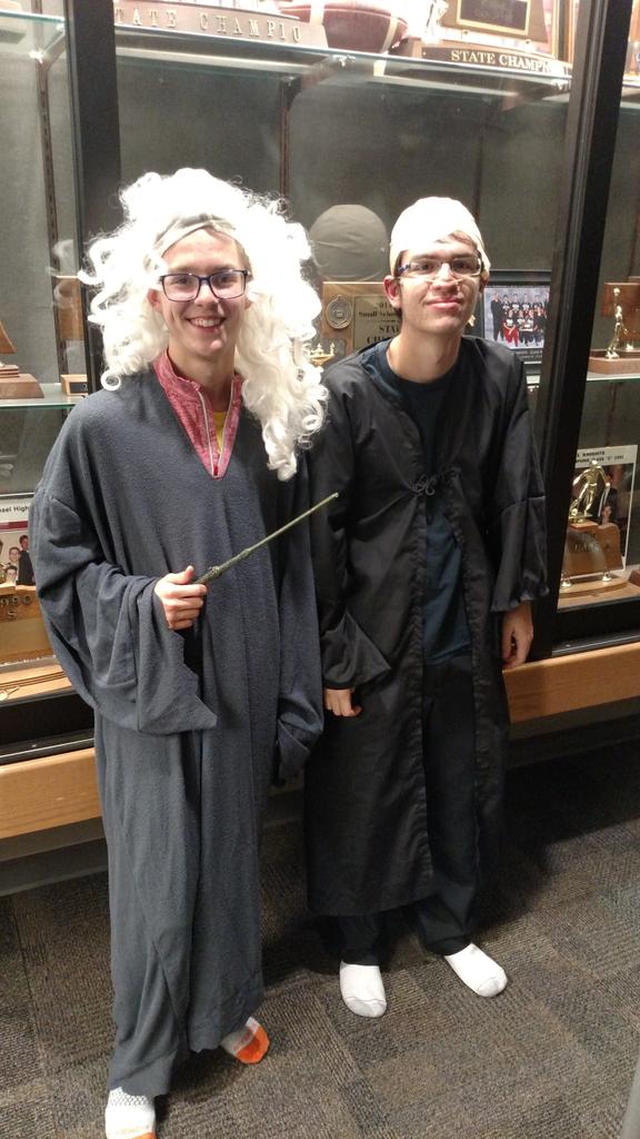 Mount_Michael's tweet photo. Dumbledore and Voldemort are getting along better these days. https://t.co/TyR9ORJpao