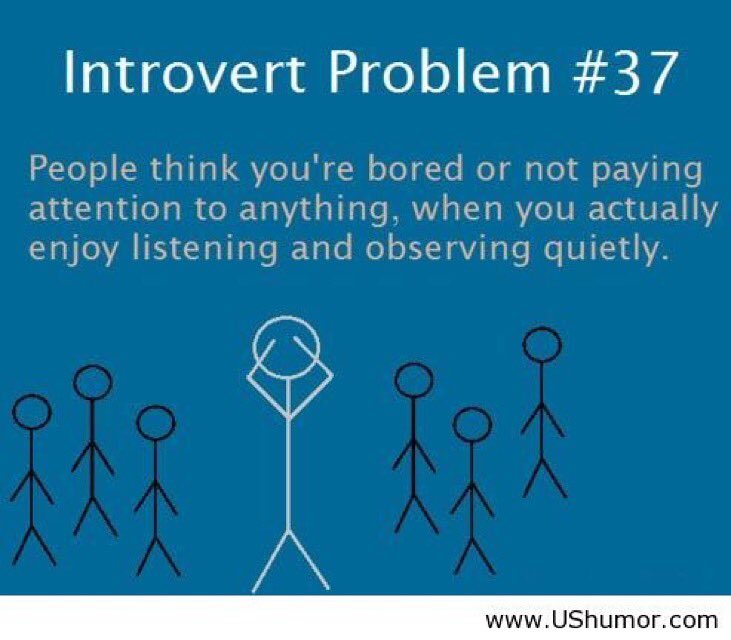 IntrovertLazy's tweet image. Introvert Problem. 😐

#IntrovertProblems #INTP #Introvert