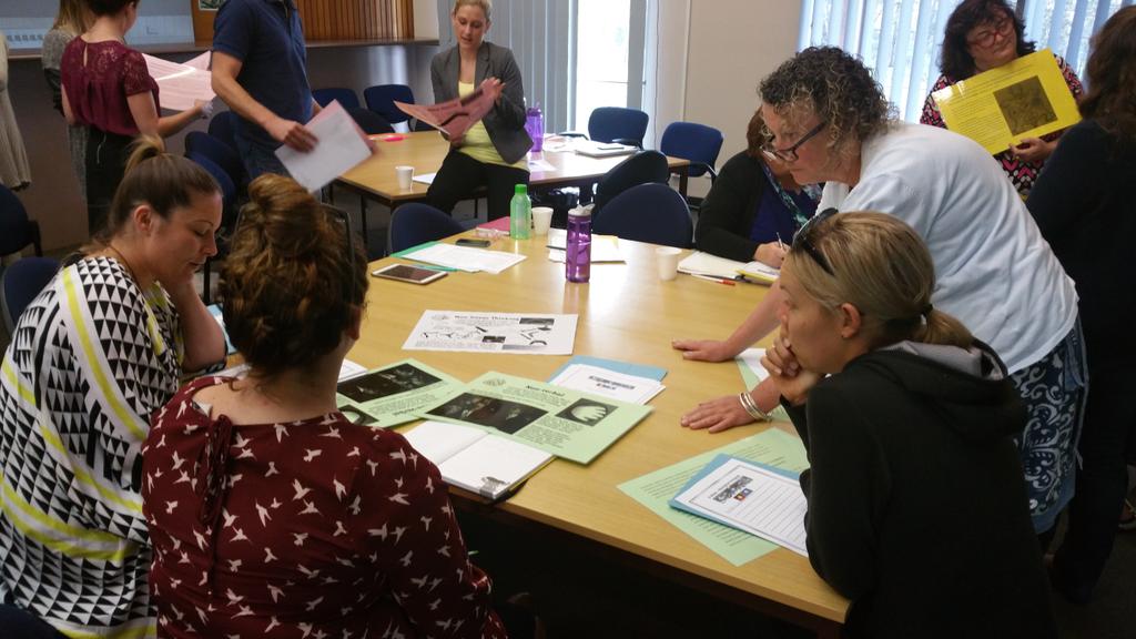 Great group learning about the
8 Ways of Aboriginal Learning.
#8wayspedagogy
<a href="/VickiBowen14/">Vicki Bowen</a> <a href="/dizdarm/">Murat Dizdar</a> <a href="/PiersonNatalie/">Natalie Pierson</a>