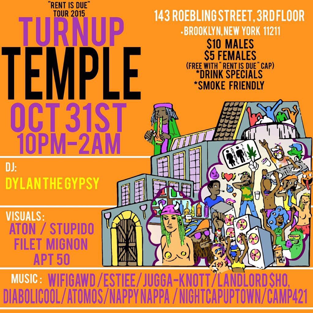 valiantbrian's tweet photo. halloween turnup + my good men performing #camp421 #brooklyn https://t.co/xG60AxxyOq